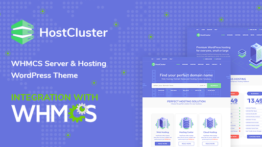 HostCluster v1.7 – WHMCS Server & Hosting WordPress Tema+ RTL