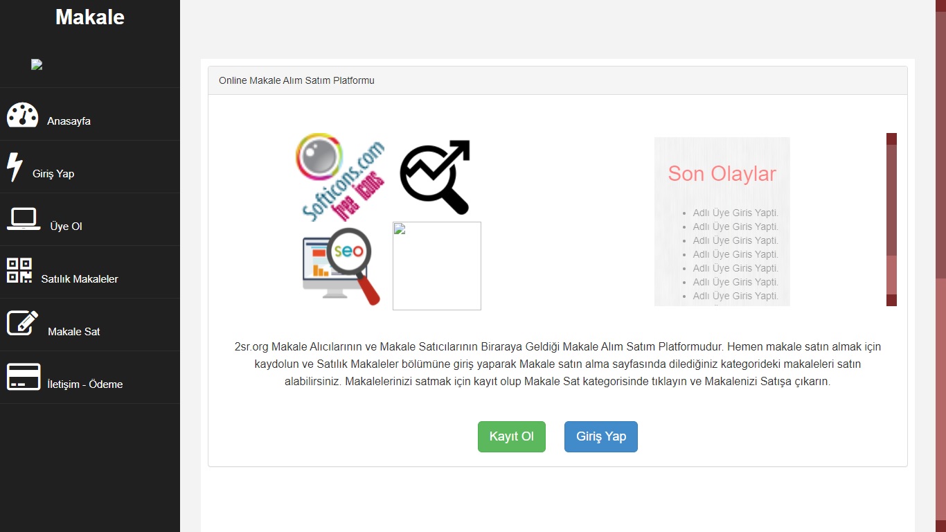 PHP EmyaSoft Makale Alım Satım Scripti [ÖZEL]