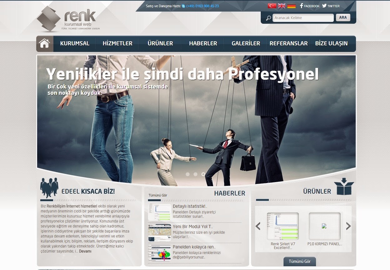 Renk Kurumsal v7 Exellent > Kurumsal Tema