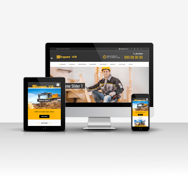 PHP Admin Panelli İnşaat v3 Scripti