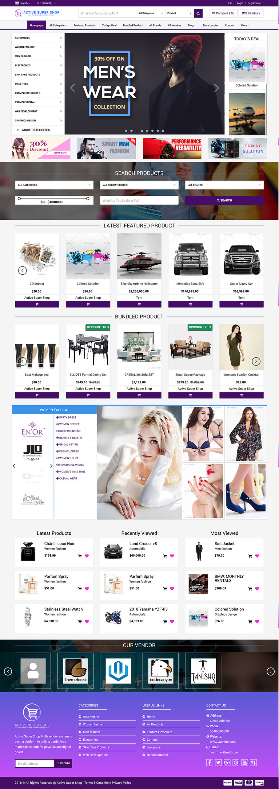 Çok Satıcılı Full Süper E-Ticaret (En Son Sürüm)