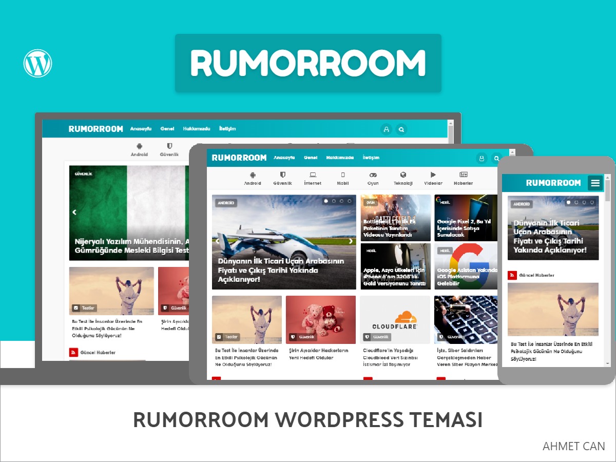RumorRoom WordPress Portal & Magazin Teması