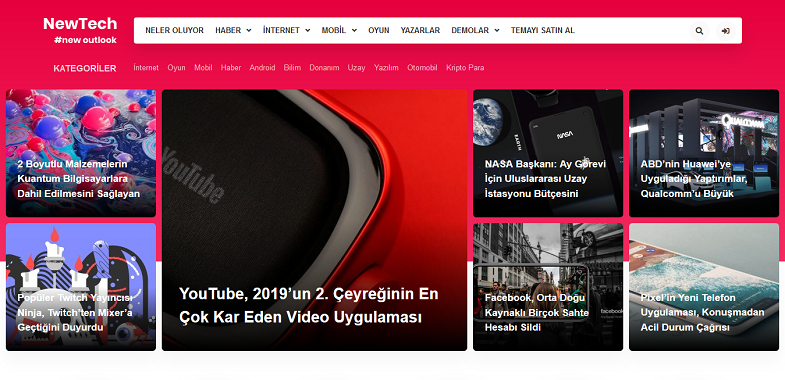Newtech – Wordpress Teması