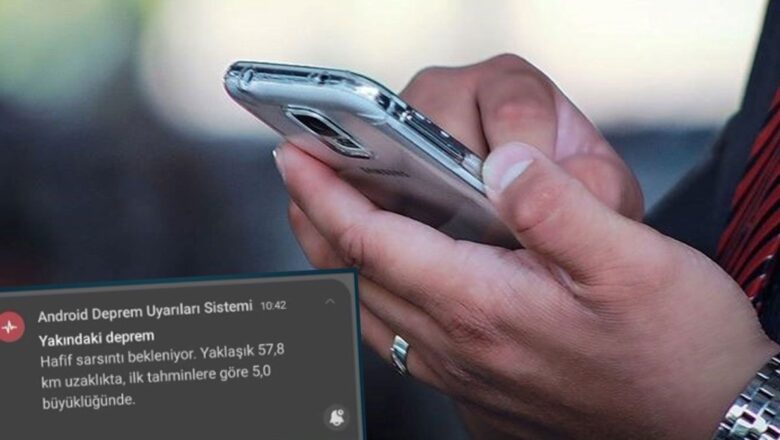  Telefonlara bildirim geldi: Deprem tahmini mi yoksa uyarı mı?