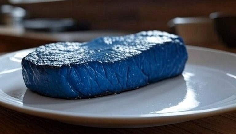 Avladığı hayvanın eti mavi çıktı: “O eti yemeyin!”