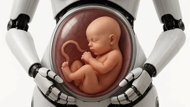 “Hamilelik robotu” haberi sahte çıktı: Uluslararası medyada manşetlere çıkmıştı