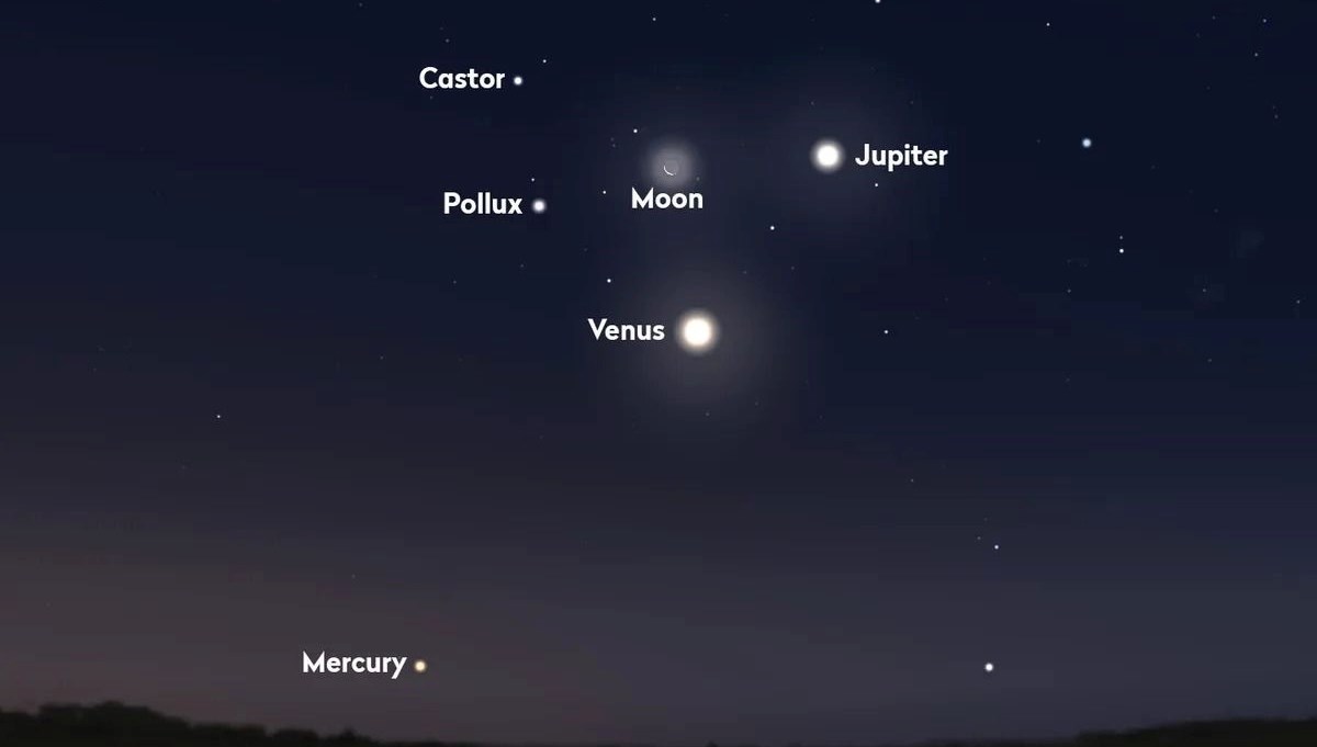 İki gün üst üste gezegen şöleni: Merkür, Venüs ve Jüpiter’e ne zaman bakmalı?