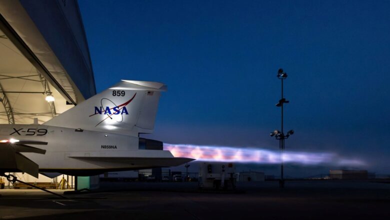  NASA’nın sessiz süpersonik jeti ilk kez havalandı