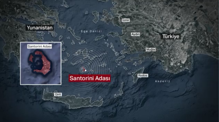 Yapay zeka, Santorini’deki deprem fırtınasının nedenini çözdü