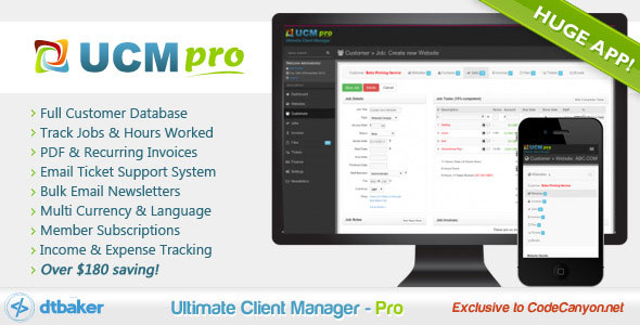 Ultimate Client Manager – CRM – Pro Sürümü