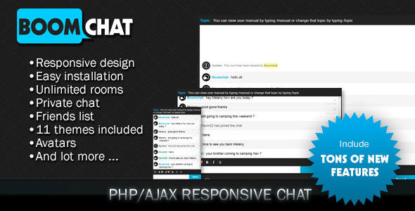 Boomchat – Duyarlı PHP/AJAX Sohbeti