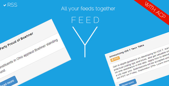 Feedy – RSS Haber Ticker