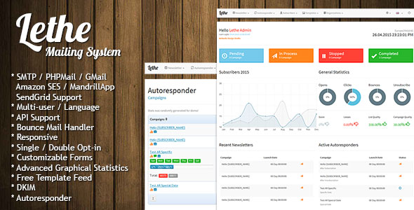 Lethe PHP Haber Bülteni ve Posta Sistemi