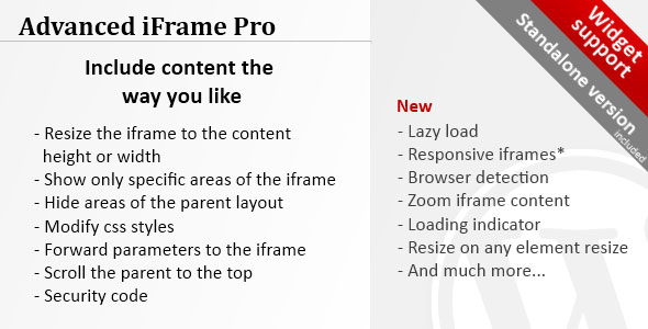 Gelişmiş iFrame Pro