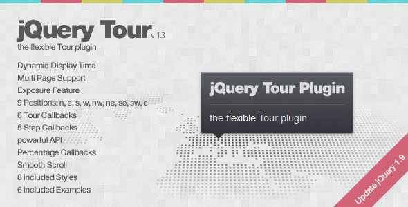 jQuery Tour – esnek Tur eklentisi