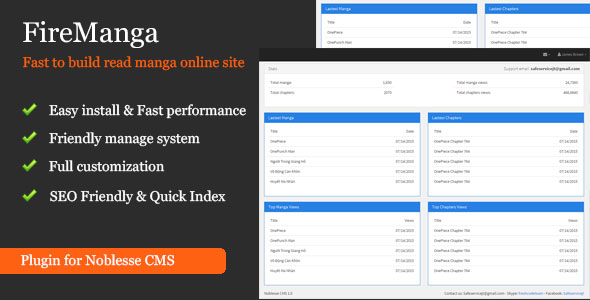 Fire Manga – Php Manga Site Oluşturma Sistemi