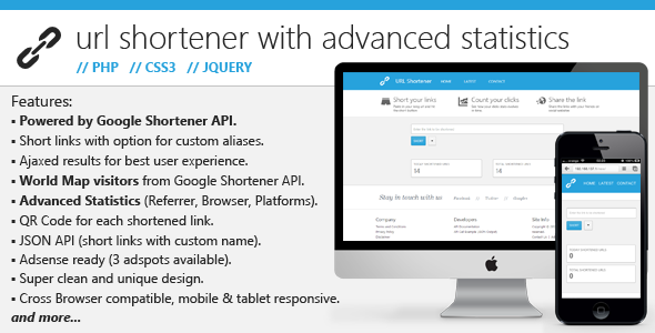 İstatistikli URL Kısaltıcı Komut Dosyası