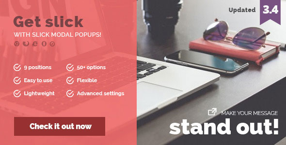 Slick Modal – CSS3 Destekli Açılır Pencereler