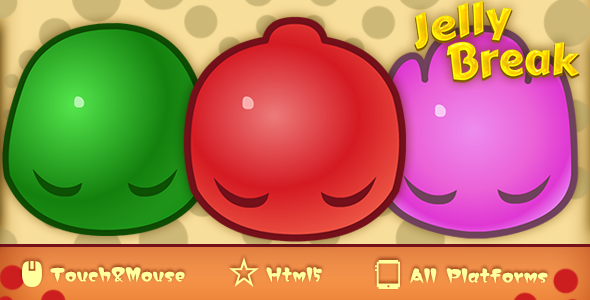 Jelly Break – Html5 Match3 Oyunu