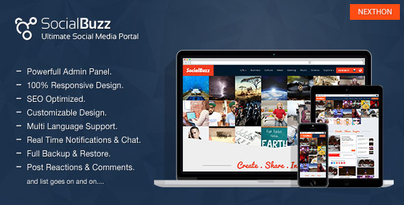 SocialBuzz v1.3 – Nihai Sosyal Medya Portalı