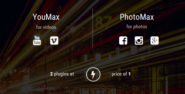 Youmax – YouTube, Vimeo, Facebook ve Instagram Izgarası