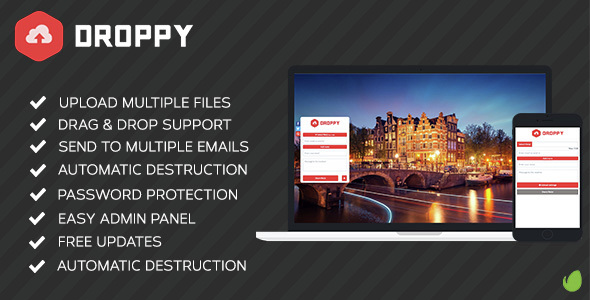 Droppy v2.0.9 – Online file sharing – nulled