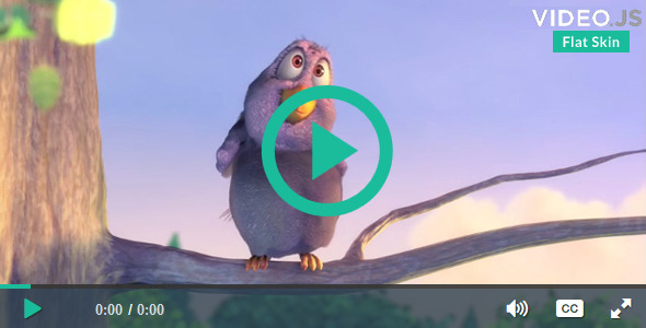 VideoJS 4 için Düz Kaplamalı Retina