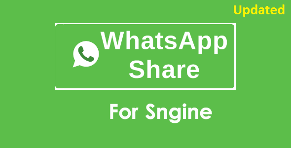 Sngine İçin WhatsApp Paylaş Eklentisi