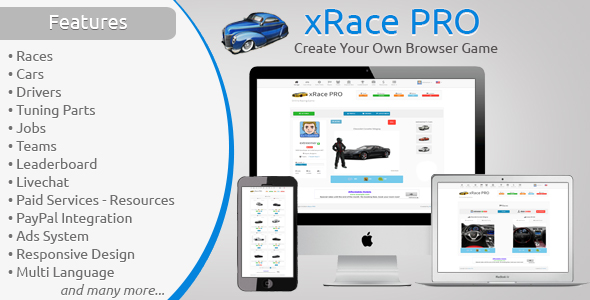 xRace PRO – Kendi Tarayıcı Oyununuzu Yaratın