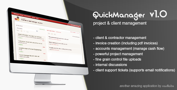quickmanager – proje ve müşteri yöneticisi