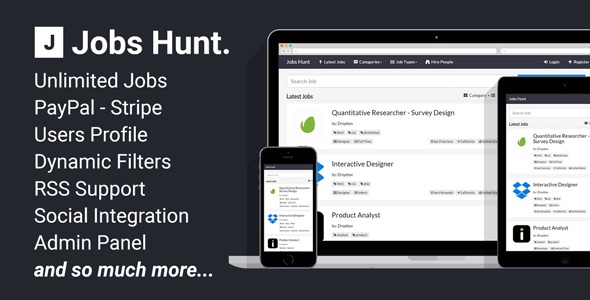Jobs Hunt v1.3 – İş Portalı