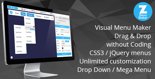Z Menü Oluşturucu – Açılır Menü ve Mega Menü