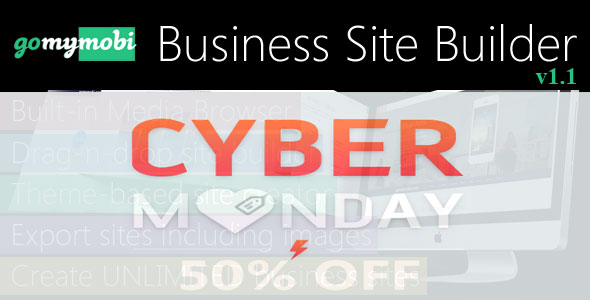 gomymobiBSB: Sürükle-Bırak İşletme Mobil Site Oluşturucu – Lite