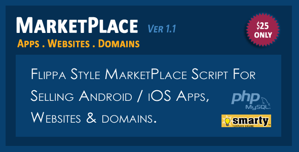 MarketPlace – Uygulamalar, Web Siteleri ve Alan Adı Satış Komut Dosyası