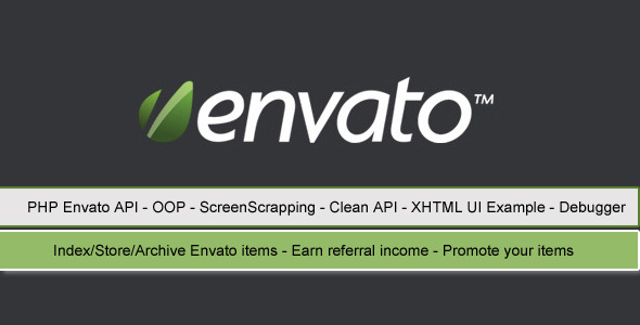 Envato Öğe Verisi alıcısı + Veri Kümesi