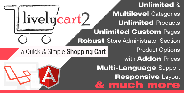 LivelyCart 2 – Hızlı ve Basit bir JavaScript PHP Alışveriş Sepeti