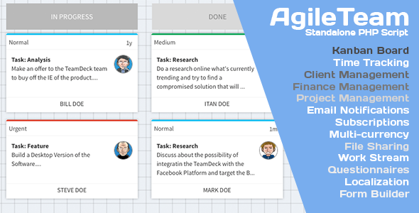 Kanban v3.3.0 ile Freelance AgileTeam Ofisi