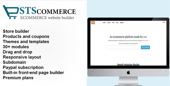STSCommerce – e-Ticaret sitesi oluşturucu