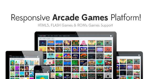 Duyarlı HTML5, Flash Oyunlar ve ROM’lar Oyun Platformu – Arcade Oyun Komut Dosyası v1.2.1