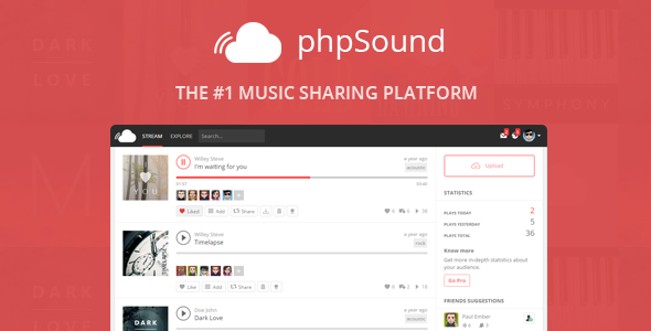 phpSound v2.0.4 – Müzik Paylaşım Platformu