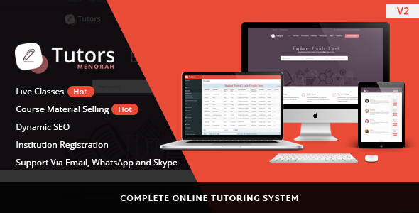 MenorahDirectory v3.0.8 – Çevrimiçi Video Dersleri Özel Ders Komut Dosyası