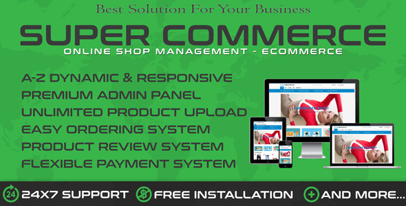 SuperCom – Online Alışveriş E-Ticaret Sepeti
