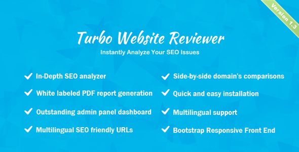 Turbo Web Sitesi İncelemecisi v1.2 – Derinlemesine SEO Analiz Aracı