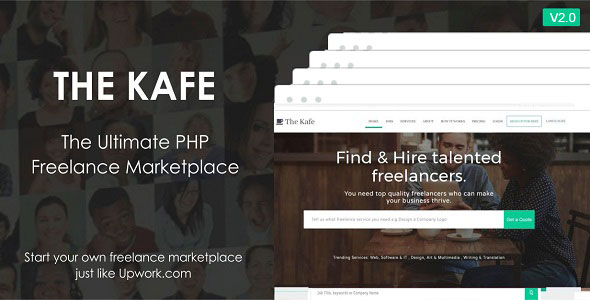 The Kafe v2.0 – Ultimate Freelance Marketplace