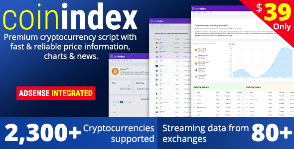 CoinIndex v1.1 – Premium Kripto Para Piyasası Fiyatları ve Grafikleri Uygulaması