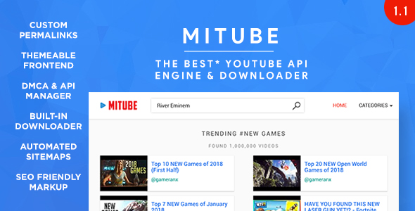 MiTube v1.2 – Hak Ettiğiniz YouTube Otomatik Pilot Motoru!
