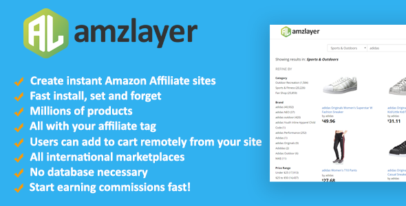 Amzlayer v1.10 – Amazon Ortak Site Oluşturucu