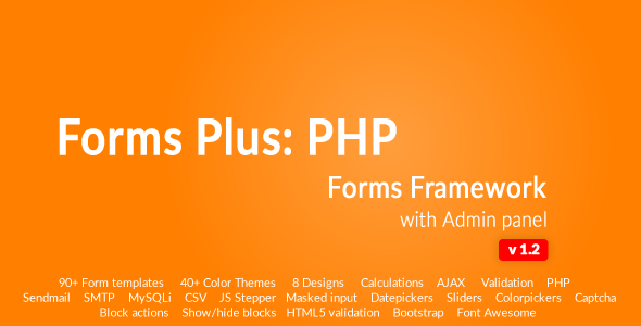 Yönetici Panelli Form Çerçevesi – Forms Plus: PHP v1.2.1