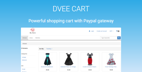 Dvee Cart – Paypal ile E-ticaret