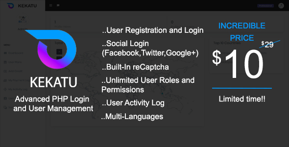 Kekatu – Gelişmiş PHP Girişi ve Kullanıcı Yönetimi